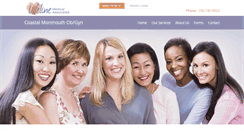 Desktop Screenshot of coastal-obgyn.com